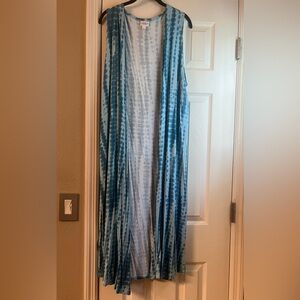 LuLaRoe joy, blue tie dye, medium, nwot